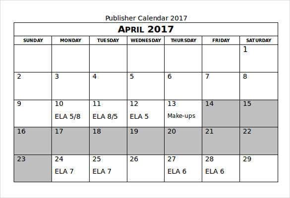 Detail Kalender Excel 2017 Nomer 14