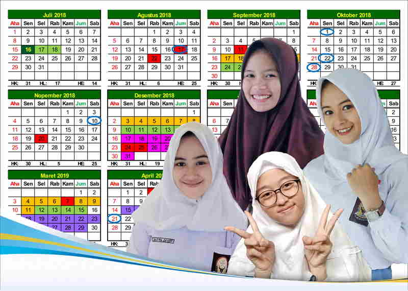 Detail Kalender Pendidikan 2018 2019 Jawa Tengah Excel Nomer 5