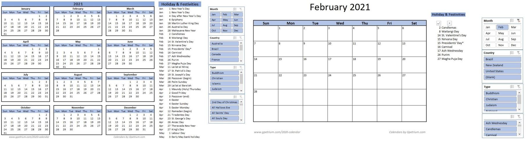 Detail Kalender Template 2021 Nomer 13