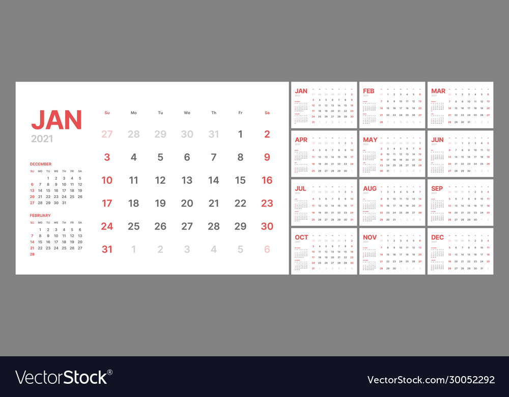 Detail Kalender Template 2021 Nomer 36