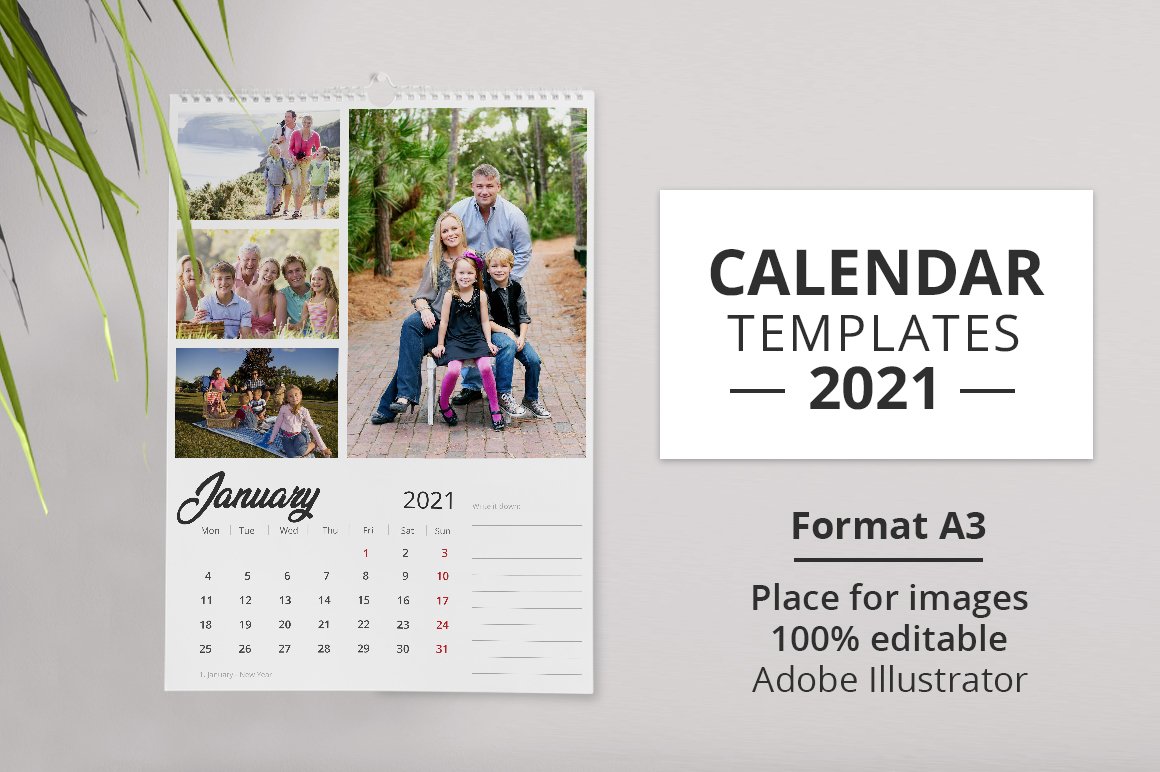 Detail Kalender Template 2021 Nomer 40