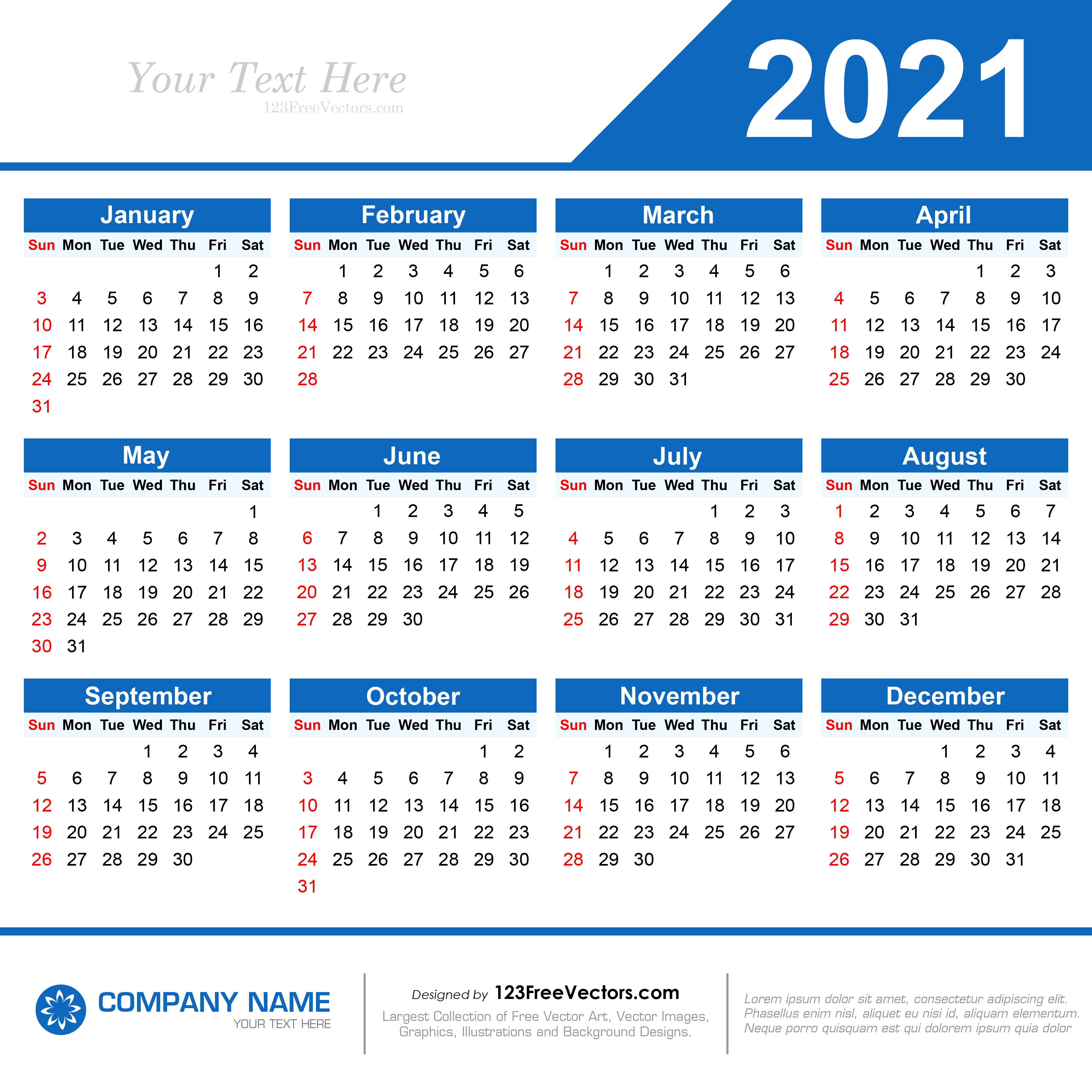 Download Kalender Template 2021 Nomer 6