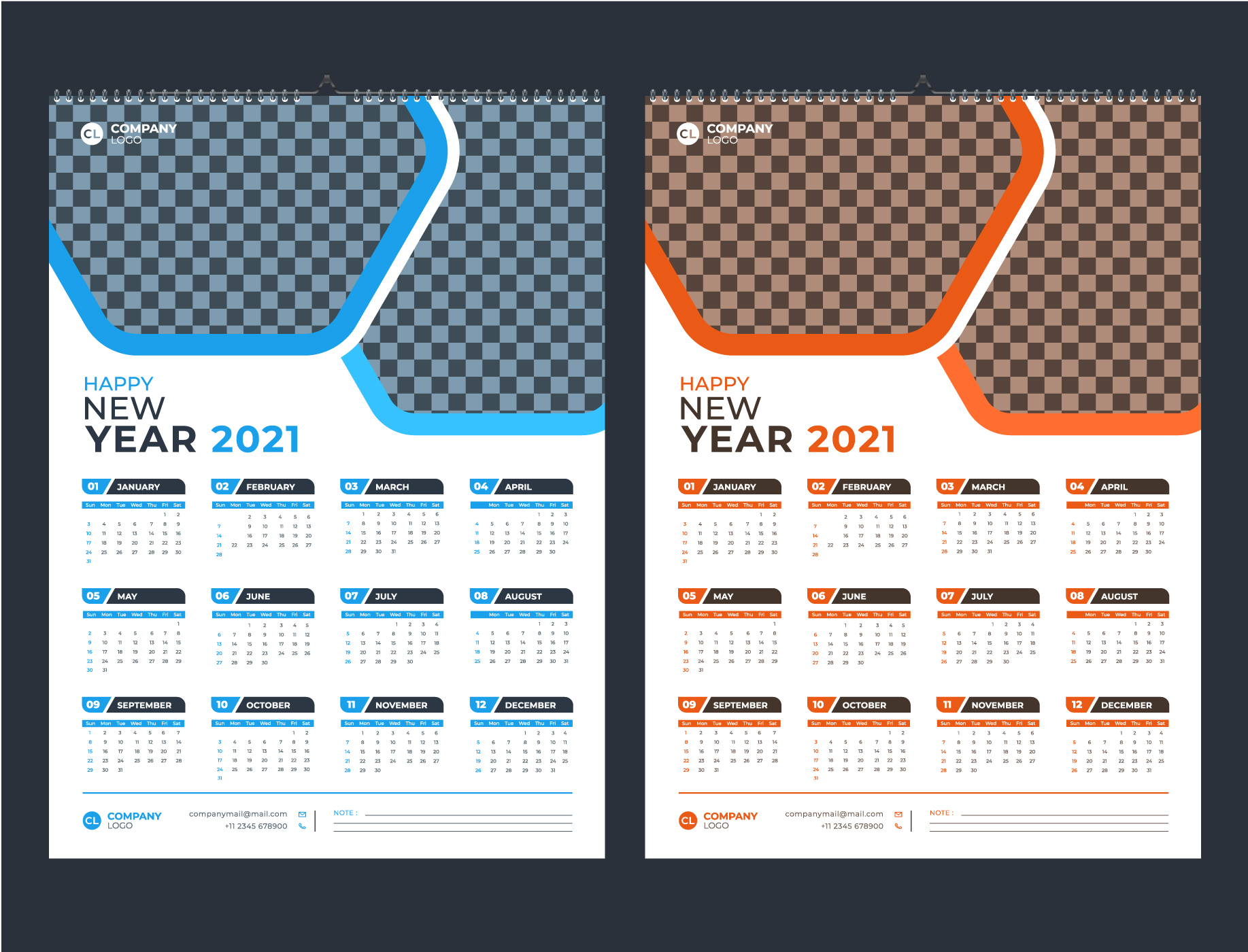 Detail Kalender Template 2021 Nomer 47