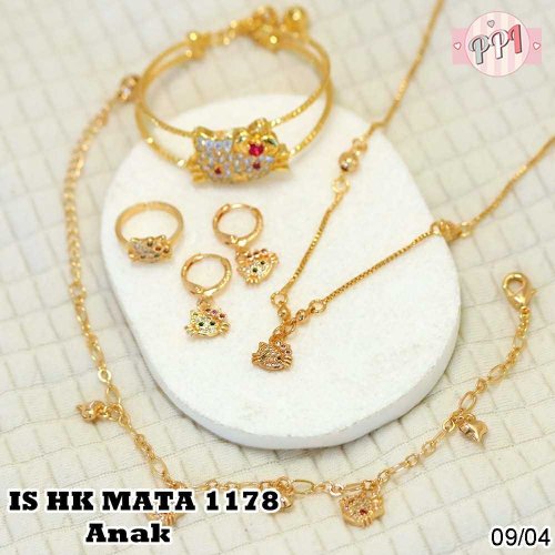 Detail Kalung Emas Hello Kitty Nomer 41