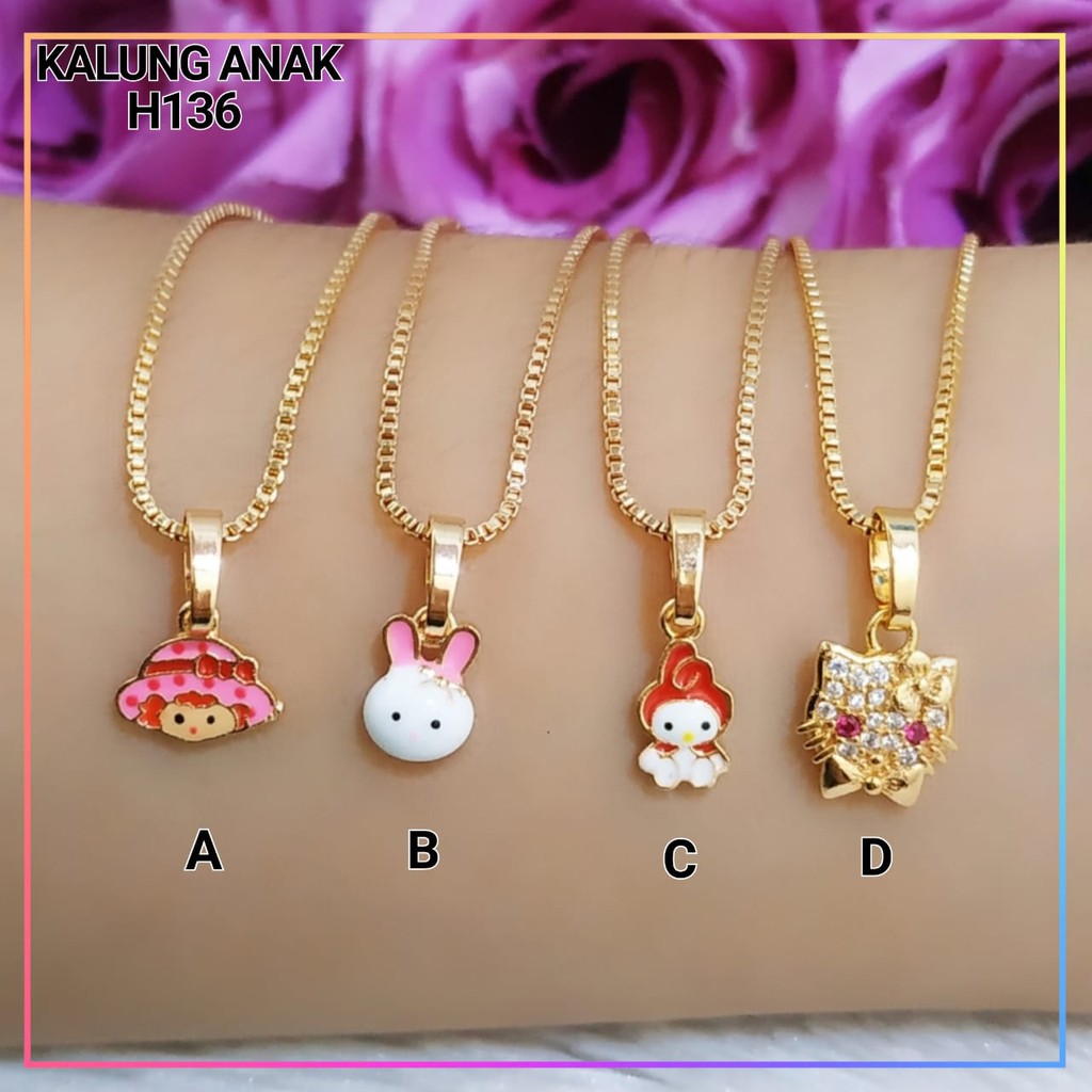 Detail Kalung Emas Hello Kitty Nomer 51