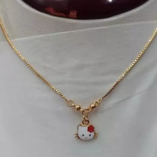 Detail Kalung Hello Kitty Nomer 18