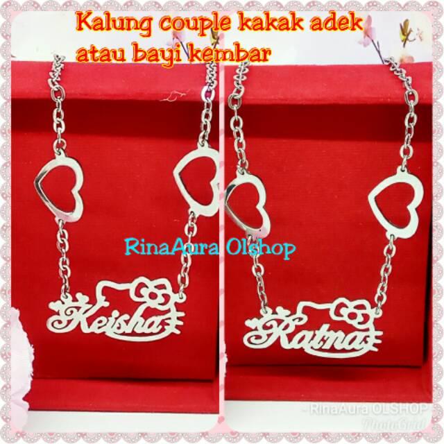 Detail Kalung Nama Hello Kitty Nomer 14