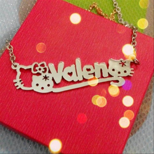 Detail Kalung Nama Hello Kitty Nomer 41