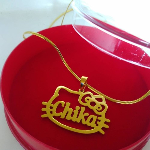 Detail Kalung Nama Hello Kitty Nomer 53