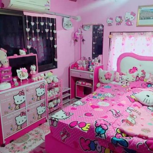 Detail Kamar Anak Perempuan Hello Kitty Nomer 9