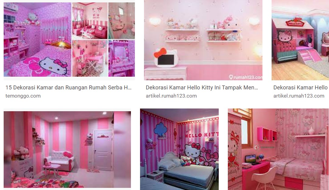 Detail Kamar Gambar Hello Kitty Nomer 17