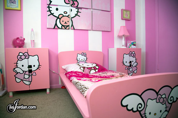 Detail Kamar Tema Hello Kitty Nomer 20