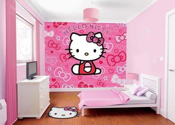 Detail Kamar Tema Hello Kitty Nomer 33