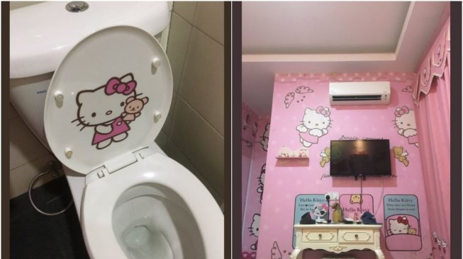 Detail Kamar Tema Hello Kitty Nomer 34