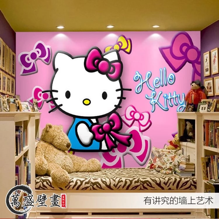 Detail Kamar Tema Hello Kitty Nomer 39