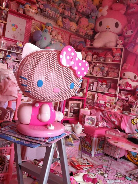 Detail Kamar Tema Hello Kitty Nomer 44