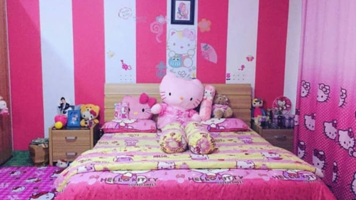 Detail Kamar Tema Hello Kitty Nomer 6