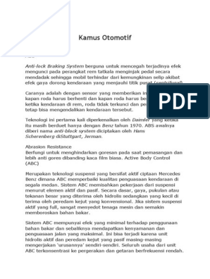 Detail Kamus Bahasa Teknik Otomotif Nomer 25