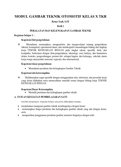 Detail Kamus Bahasa Teknik Otomotif Nomer 41