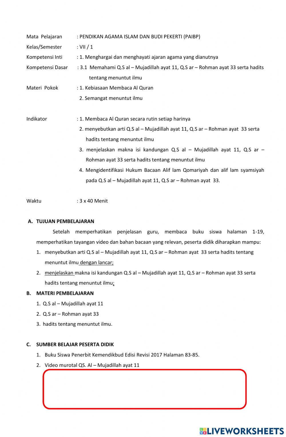 Detail Kandungan Surat Al Mujadalah Ayat 11 Nomer 41