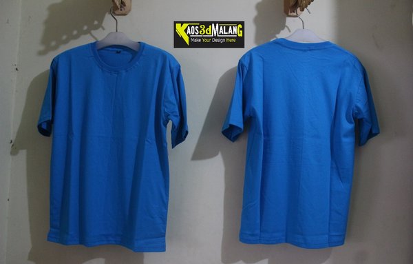 Detail Kaos Polos Biru Depan Belakang Untuk Desain Nomer 20