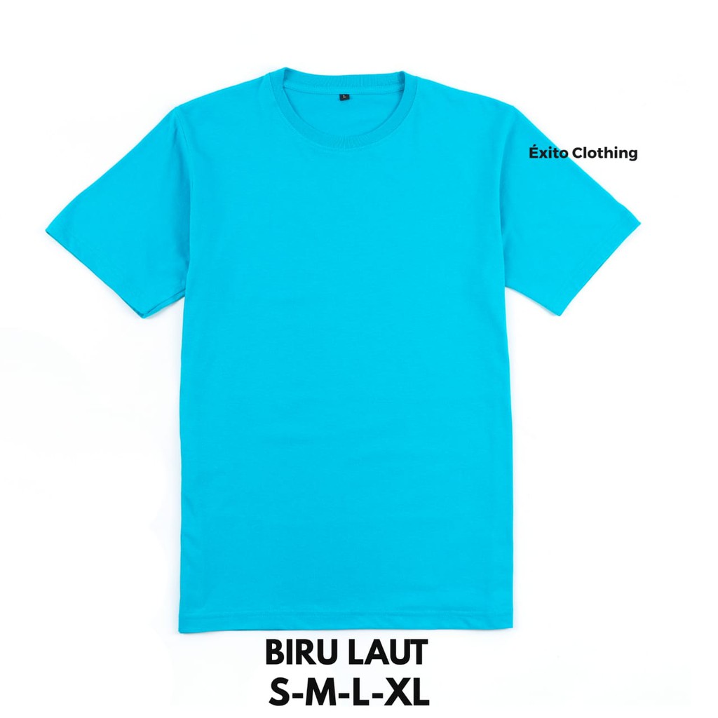 Detail Kaos Polos Biru Laut Depan Belakang Untuk Desain Nomer 8