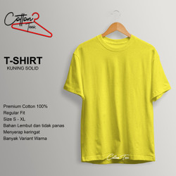 Detail Kaos Polos Kuning Depan Belakang Untuk Desain Nomer 19