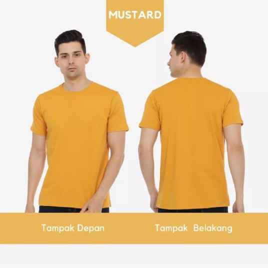 Detail Kaos Polos Kuning Depan Belakang Untuk Desain Nomer 24