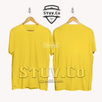 Detail Kaos Polos Kuning Depan Belakang Untuk Desain Nomer 26