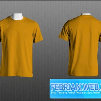 Detail Kaos Polos Kuning Depan Belakang Untuk Desain Nomer 9