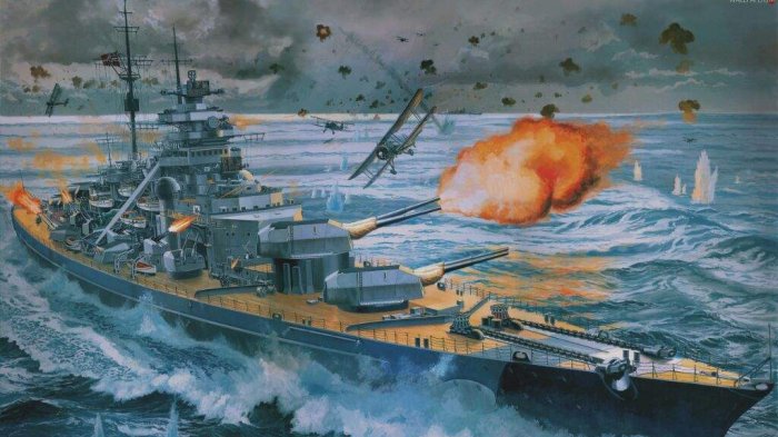 Detail Kapal Tempur Jerman Bismarck Nomer 7