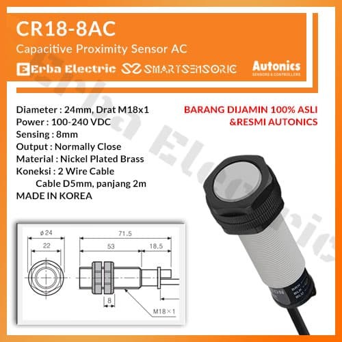 Detail Kapasitif Proximity Sensor Nomer 3