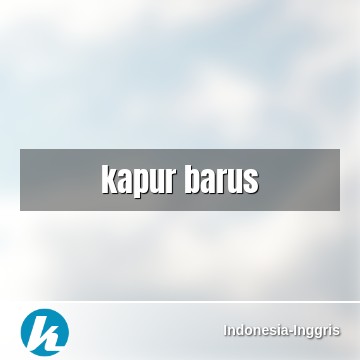 Detail Kapur Bahasa Inggris Nomer 12