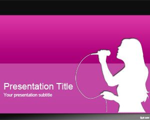 Detail Karaoke Powerpoint Template Nomer 2