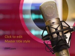 Detail Karaoke Powerpoint Template Nomer 12