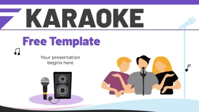 Detail Karaoke Powerpoint Template Nomer 41