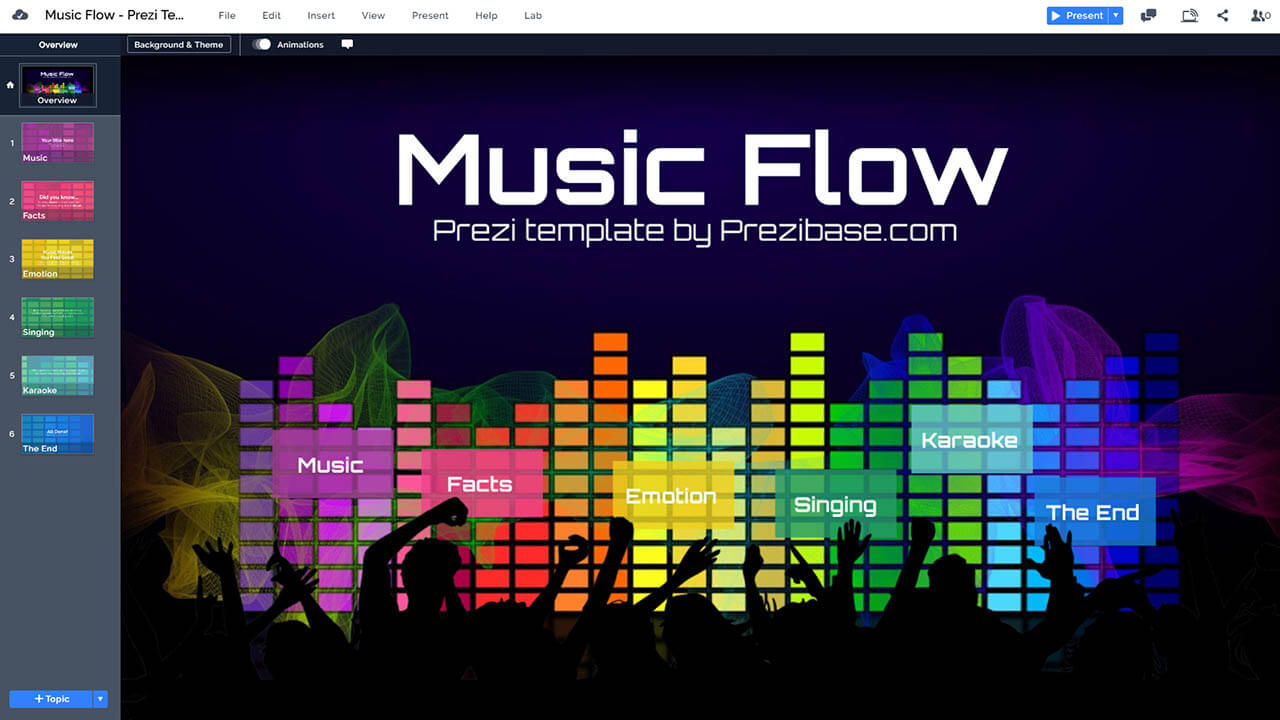 Detail Karaoke Powerpoint Template Nomer 47