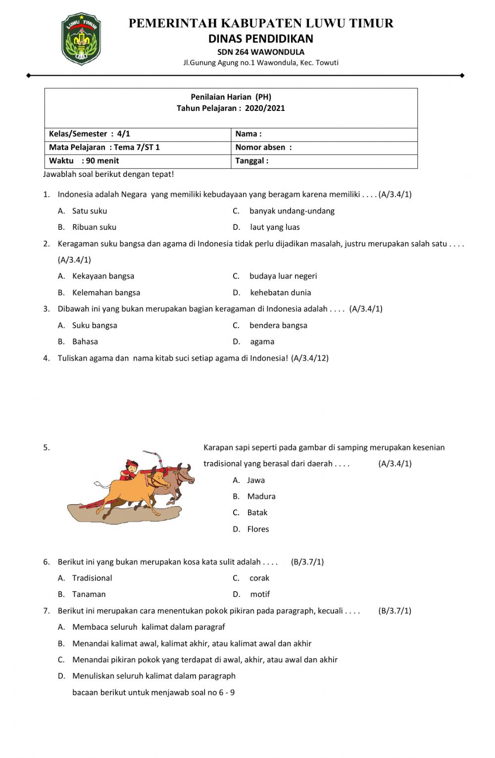 Detail Karapan Sapi Merupakan Kesenian Tradisional Dari Daerah Gambar Nya Nomer 31