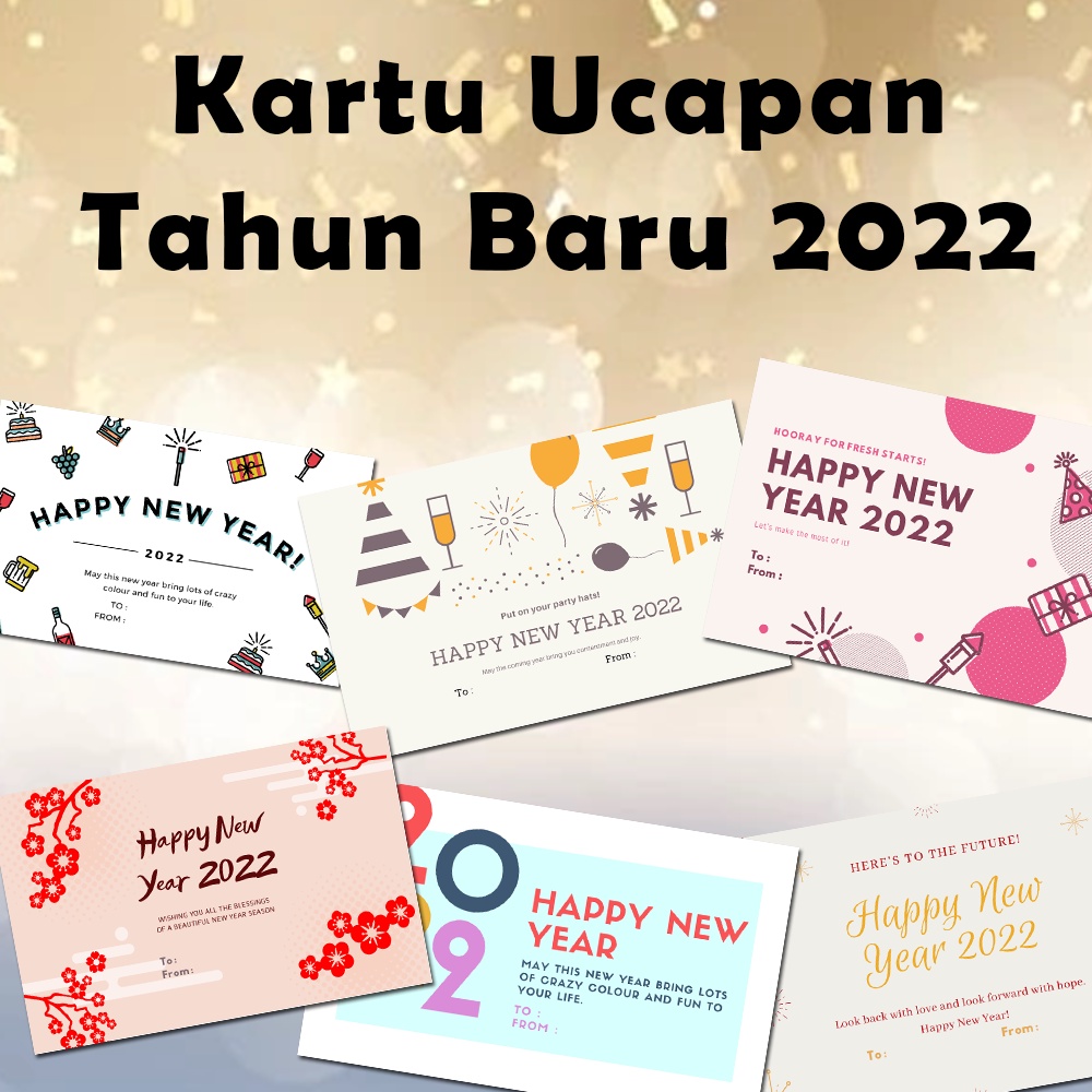 Detail Kartu Ucapan Happy New Year Nomer 24