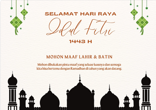 Detail Kartu Ucapan Idul Fitri Template Nomer 52