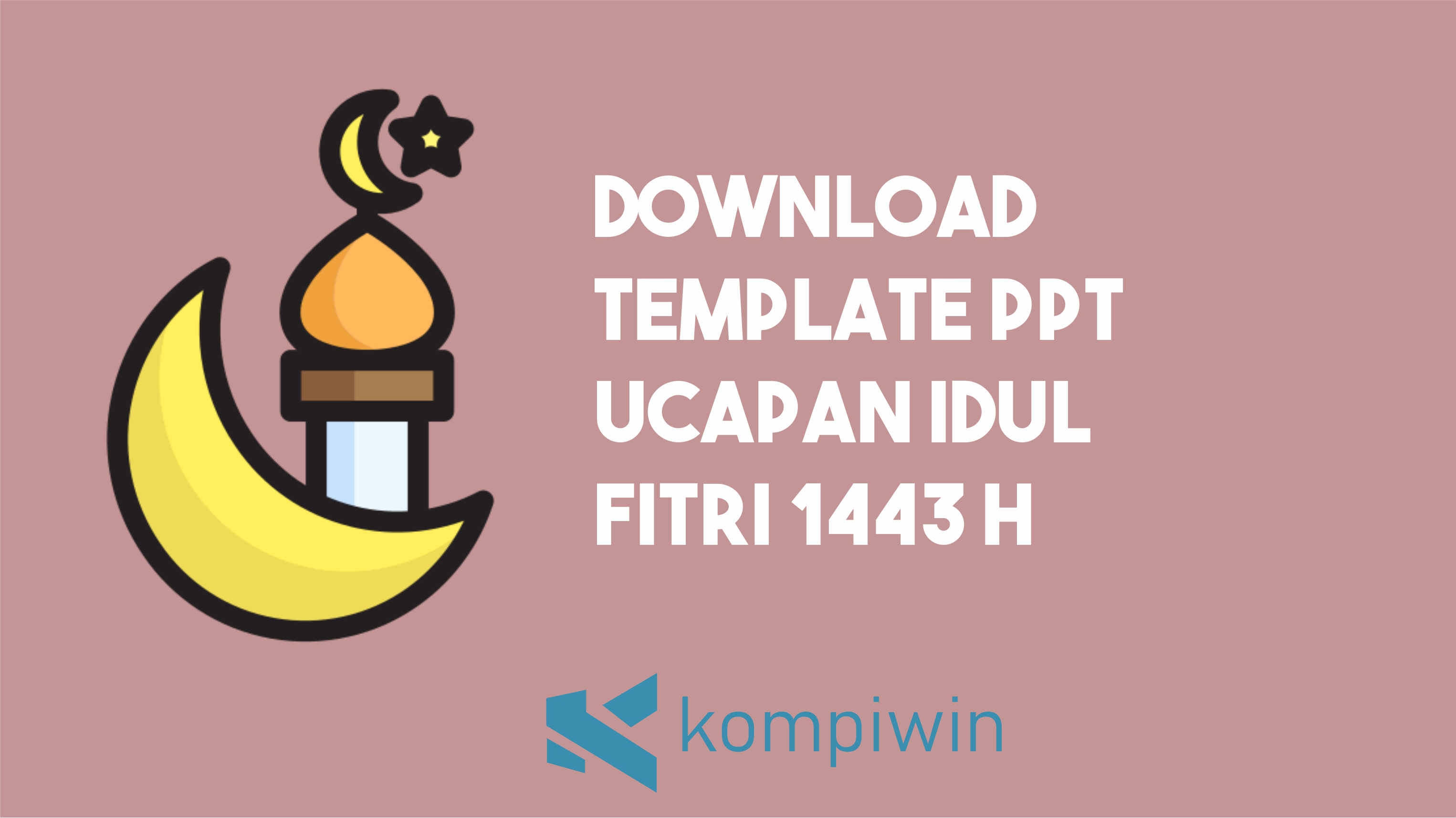 Detail Kartu Ucapan Idul Fitri Template Nomer 7