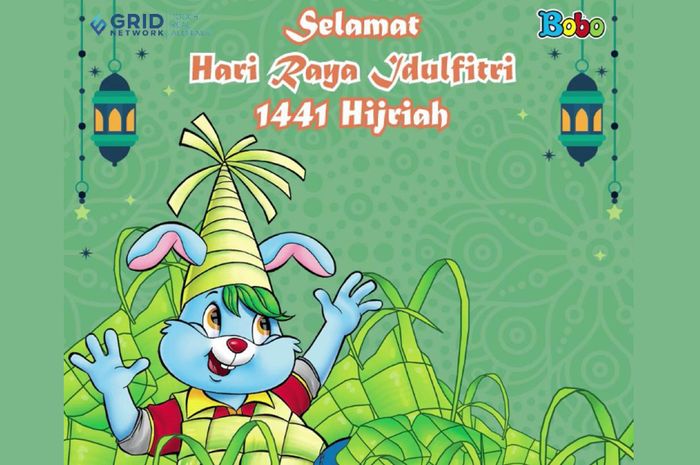 Detail Kartu Ucapan Lebaran Kartun Nomer 27