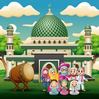 Detail Kartu Ucapan Lebaran Tahun 2017 Gambar Masjid Transparan Nomer 38