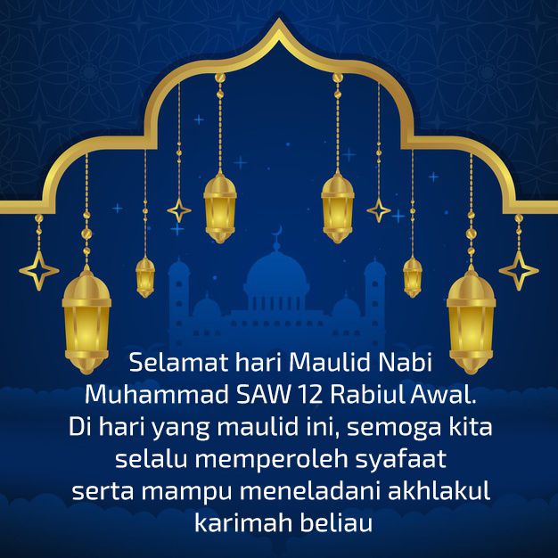 Detail Kartu Ucapan Maulid Nabi Nomer 5