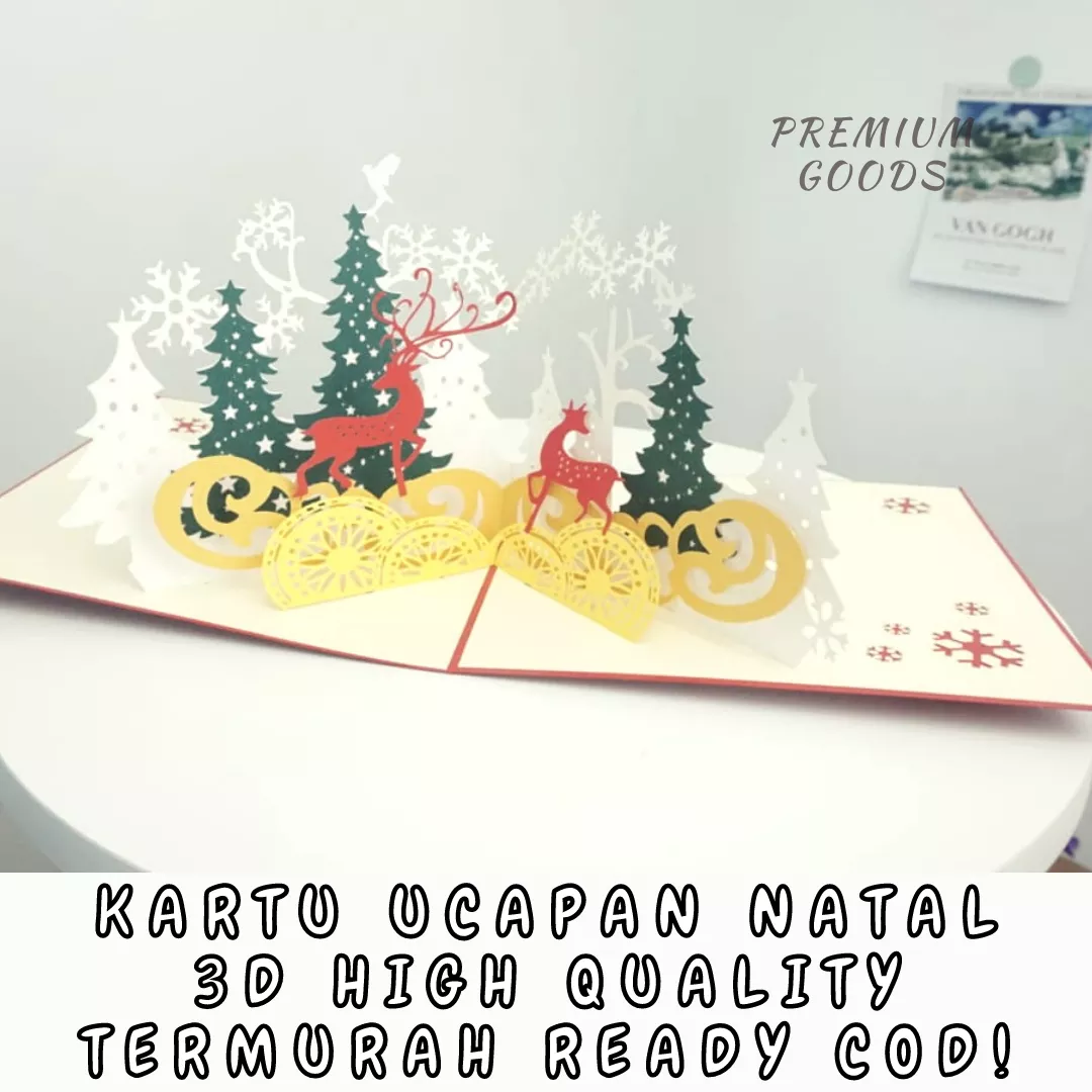 Detail Kartu Ucapan Natal 3d Nomer 24