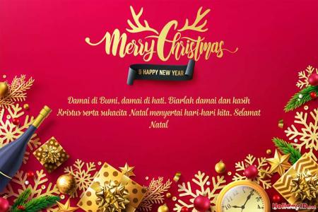 Detail Kartu Ucapan Natal Tahun Baru Nomer 23