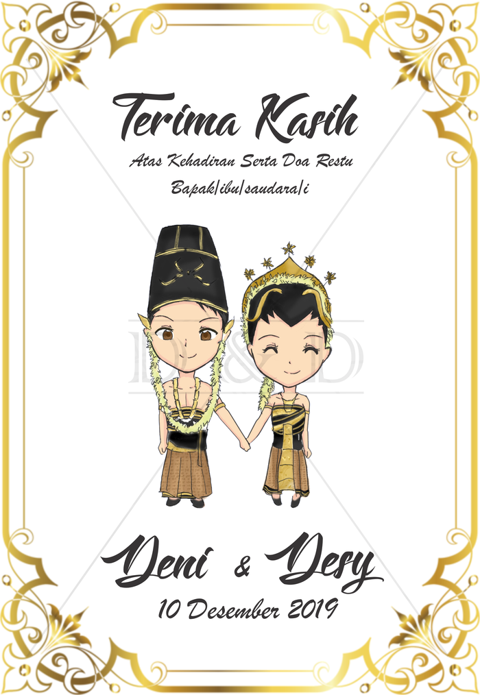 Detail Kartu Ucapan Nikah Nomer 37