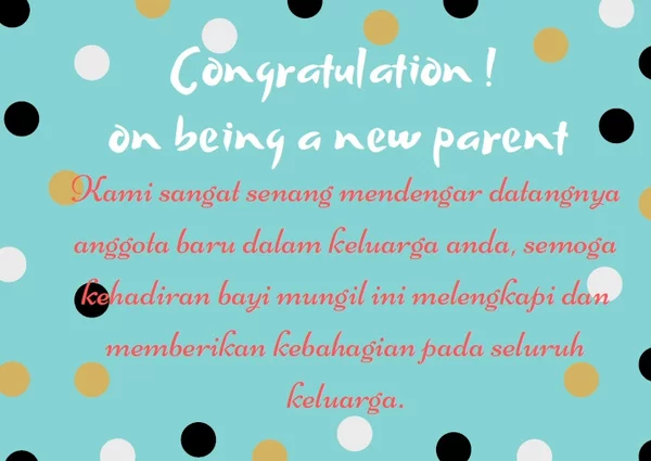 Detail Kartu Ucapan Selamat Atas Kelahiran Bayi Nomer 32