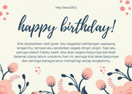 Kartu Ucapan Selamat Ulang Tahun Untuk Pacar - KibrisPDR