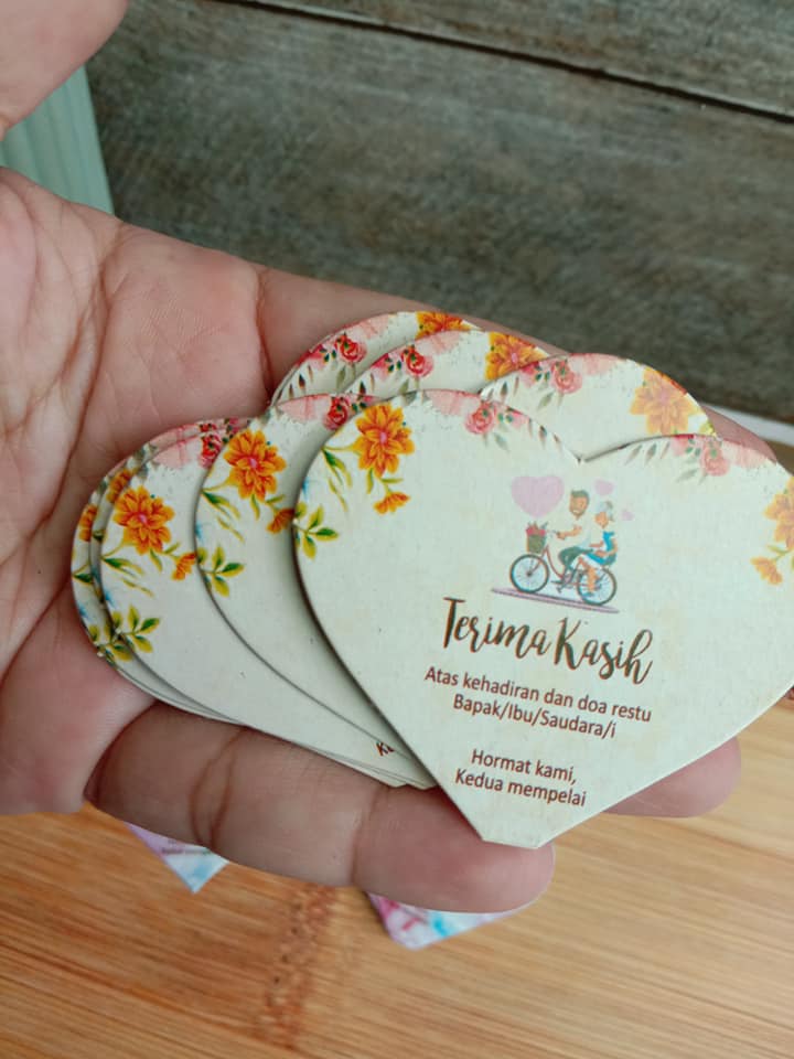 Detail Kartu Ucapan Souvenir Nikah Nomer 17